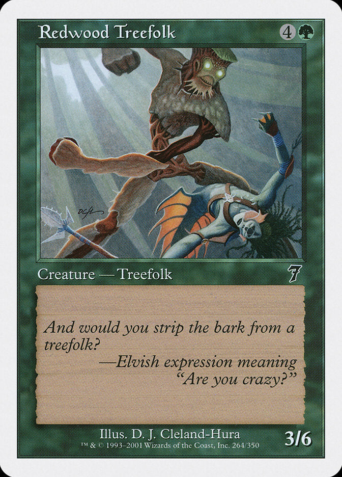 Redwood Treefolk [Seventh Edition] | Galaxy Games LLC
