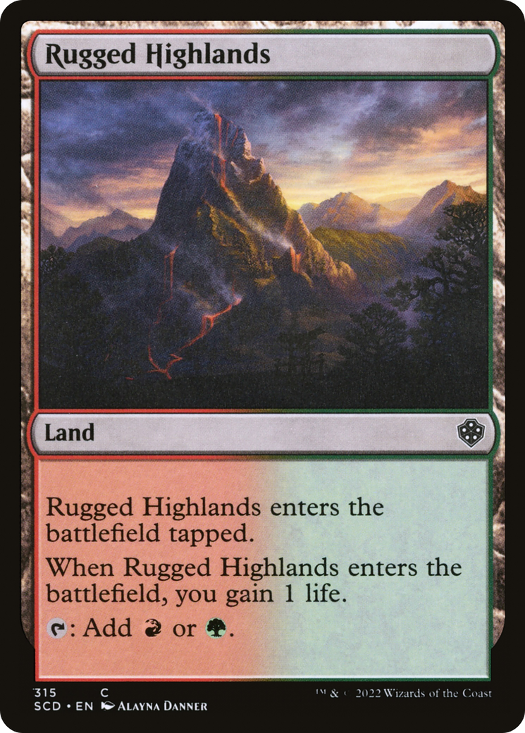 Rugged Highlands [Starter Commander Decks] | Galaxy Games LLC