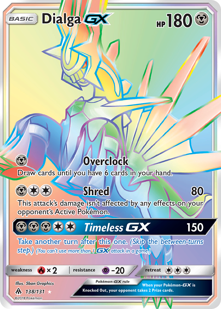 Dialga GX (138/131) [Sun & Moon: Forbidden Light] | Galaxy Games LLC