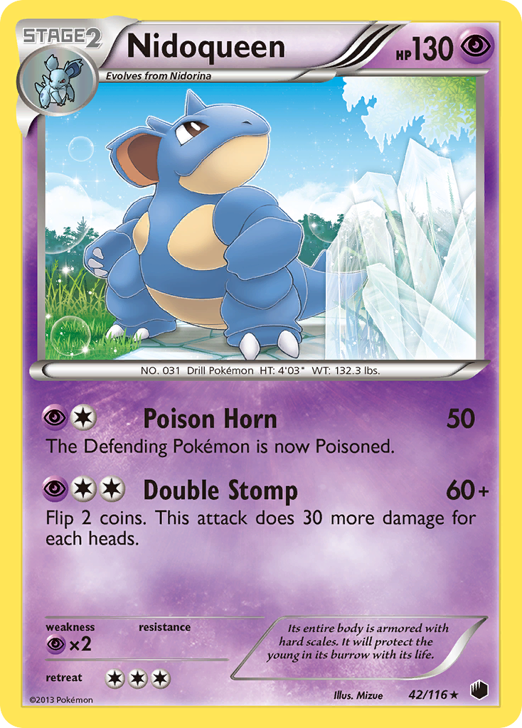 Nidoqueen (42/116) [Black & White: Plasma Freeze] | Galaxy Games LLC