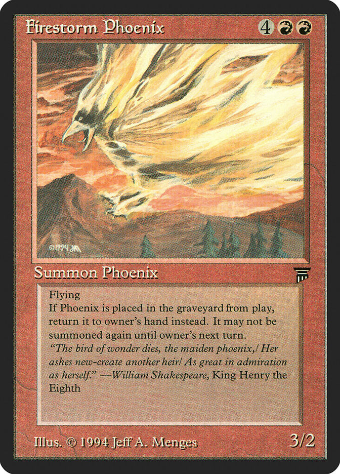 Firestorm Phoenix [Legends] | Galaxy Games LLC