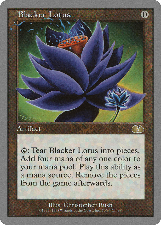 Blacker Lotus [Unglued] | Galaxy Games LLC