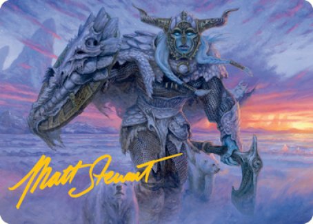 Frost Giant Art Card (Gold-Stamped Signature) [Dungeons & Dragons: Adventures in the Forgotten Realms Art Series] | Galaxy Games LLC