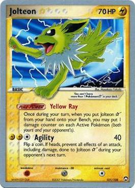 Jolteon Star (101/108) (Legendary Ascent - Tom Roos) [World Championships 2007] | Galaxy Games LLC