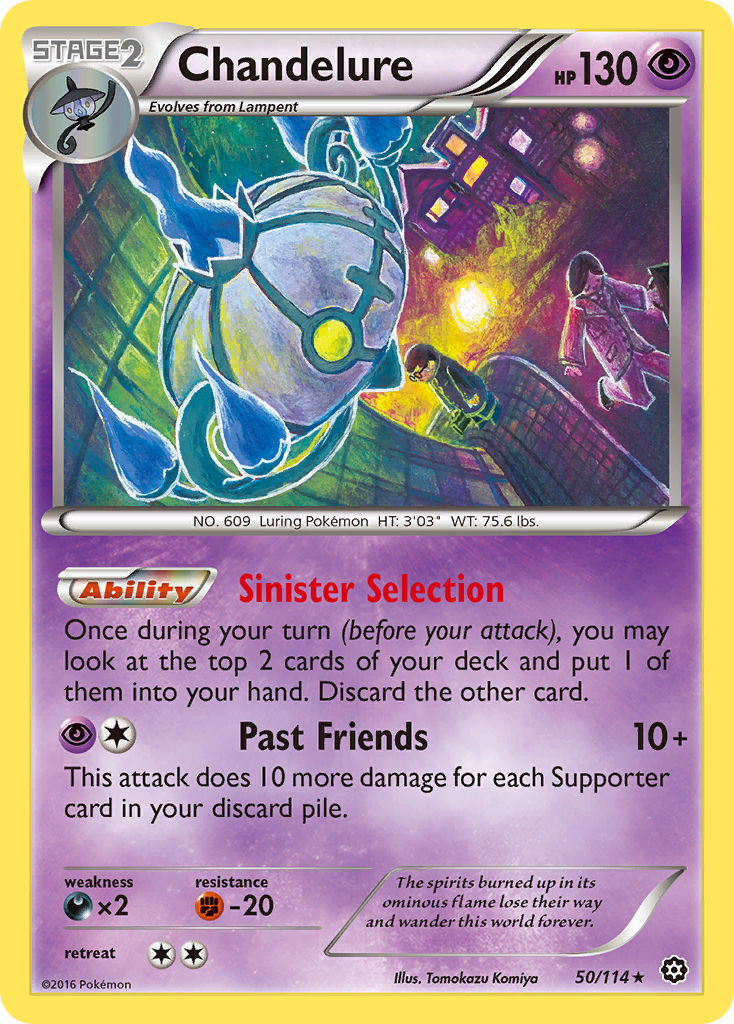 Chandelure (50/114) [XY: Steam Siege] | Galaxy Games LLC