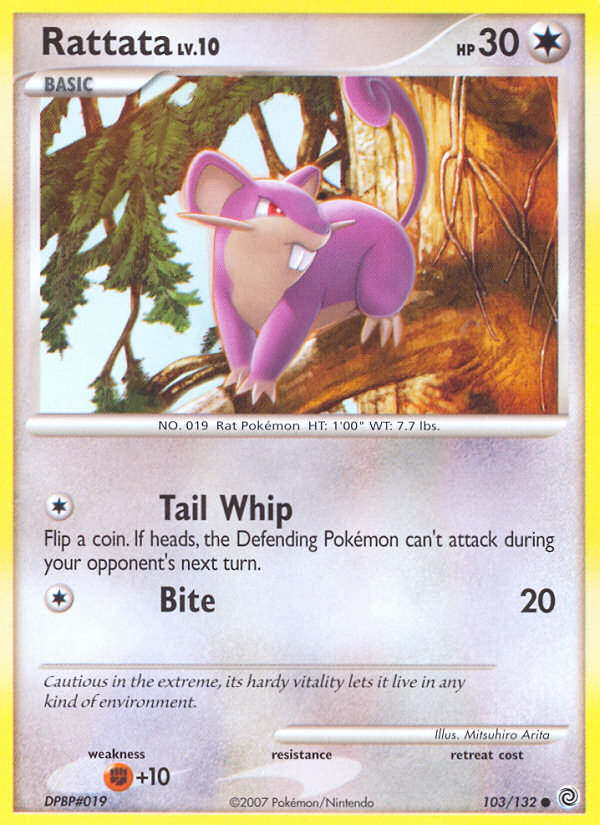 Rattata (103/132) [Diamond & Pearl: Secret Wonders] | Galaxy Games LLC