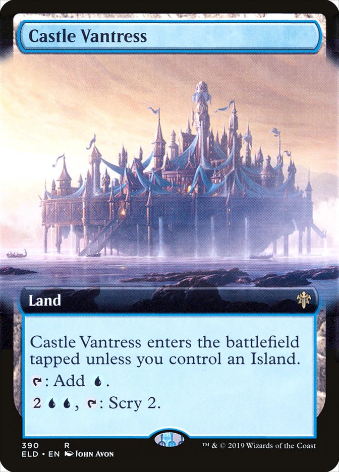 Castle Vantress (Extended Art) [Throne of Eldraine] | Galaxy Games LLC