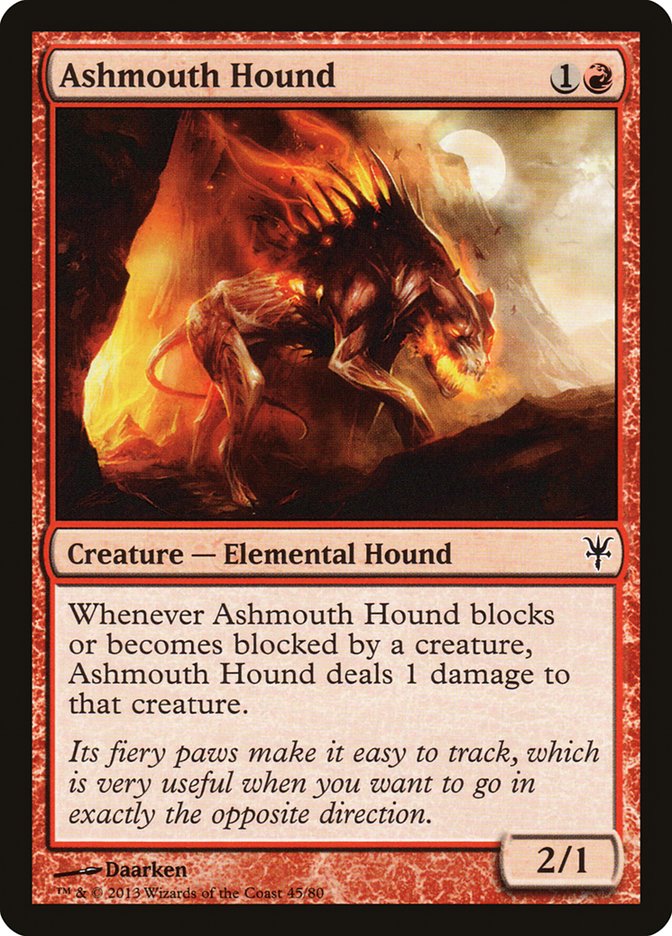 Ashmouth Hound [Duel Decks: Sorin vs. Tibalt] | Galaxy Games LLC