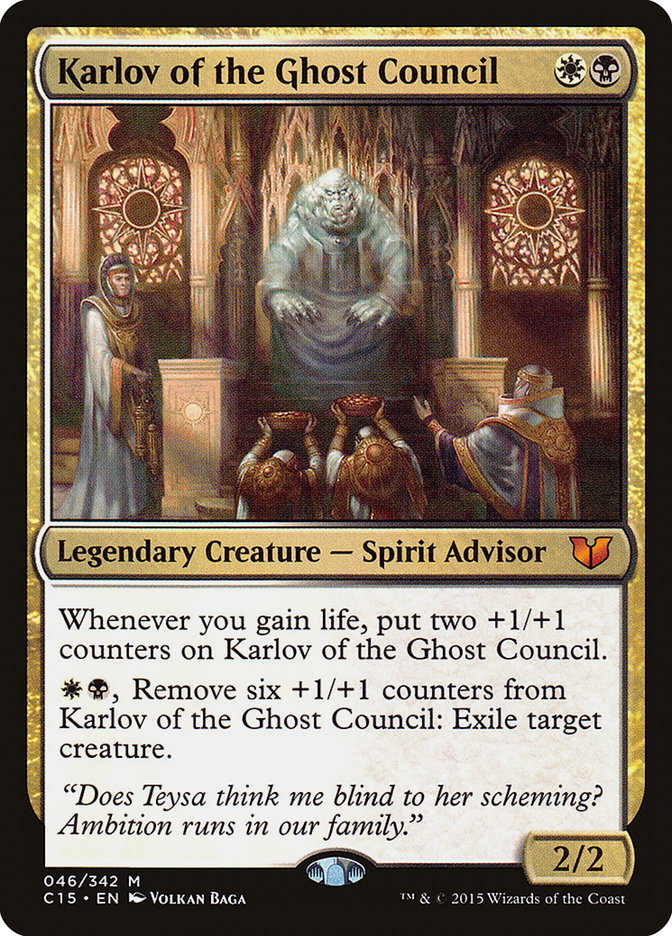 Karlov of the Ghost Council [Commander 2015] | Galaxy Games LLC