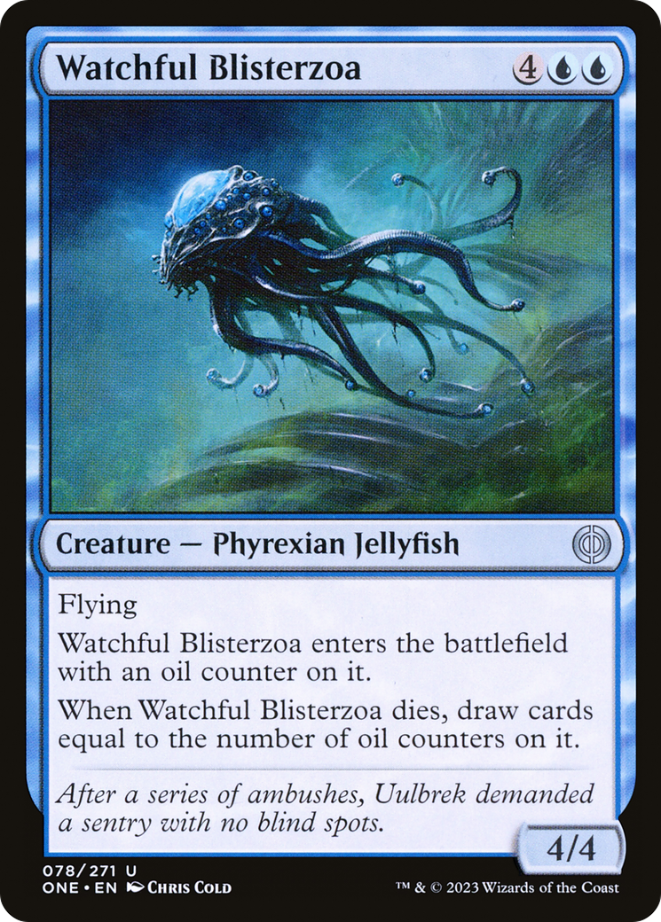 Watchful Blisterzoa [Phyrexia: All Will Be One] | Galaxy Games LLC