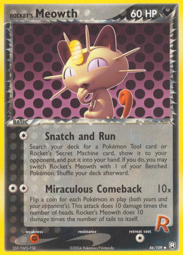 Rocket's Meowth (46/109) [EX: Team Rocket Returns] | Galaxy Games LLC