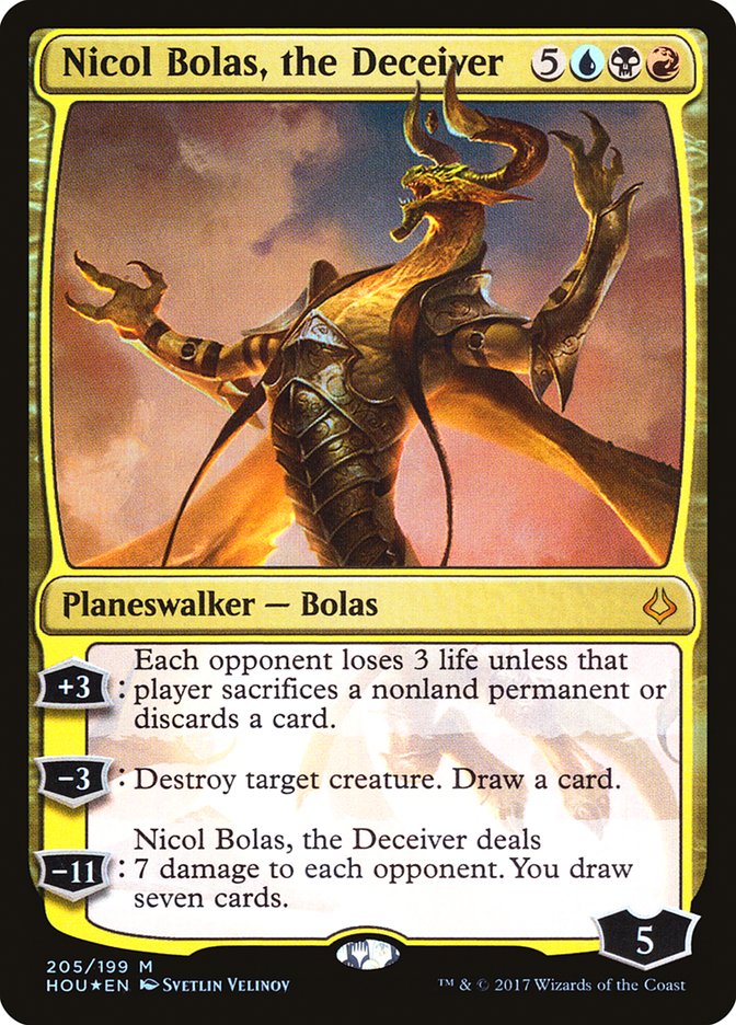 Nicol Bolas, the Deceiver [Hour of Devastation] | Galaxy Games LLC