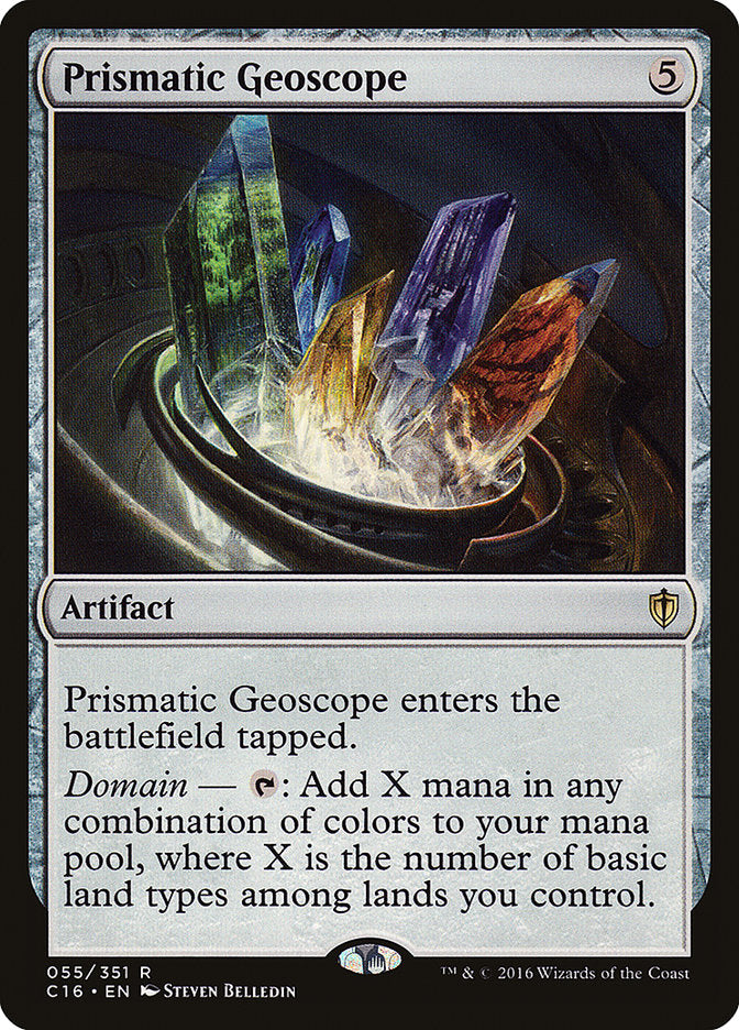 Prismatic Geoscope [Commander 2016] | Galaxy Games LLC