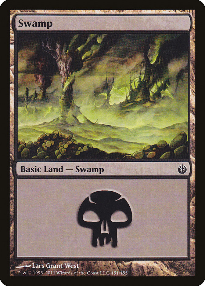 Swamp (151) [Mirrodin Besieged] | Galaxy Games LLC