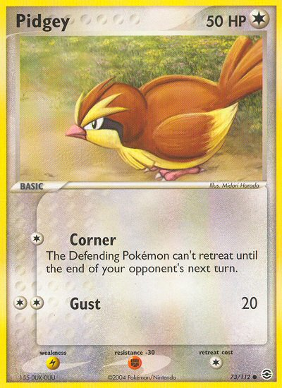 Pidgey (73/112) [EX: FireRed & LeafGreen] | Galaxy Games LLC