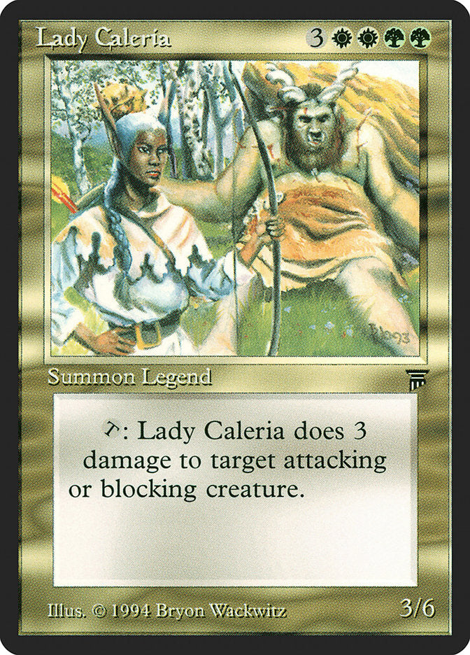 Lady Caleria [Legends] | Galaxy Games LLC