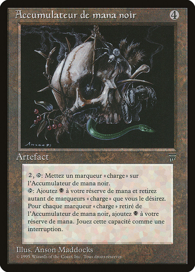 Black Mana Battery (French) - "Accumulateur de mana noir" [Renaissance] | Galaxy Games LLC