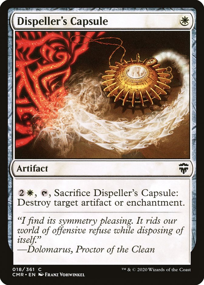 Dispeller's Capsule [Commander Legends] | Galaxy Games LLC