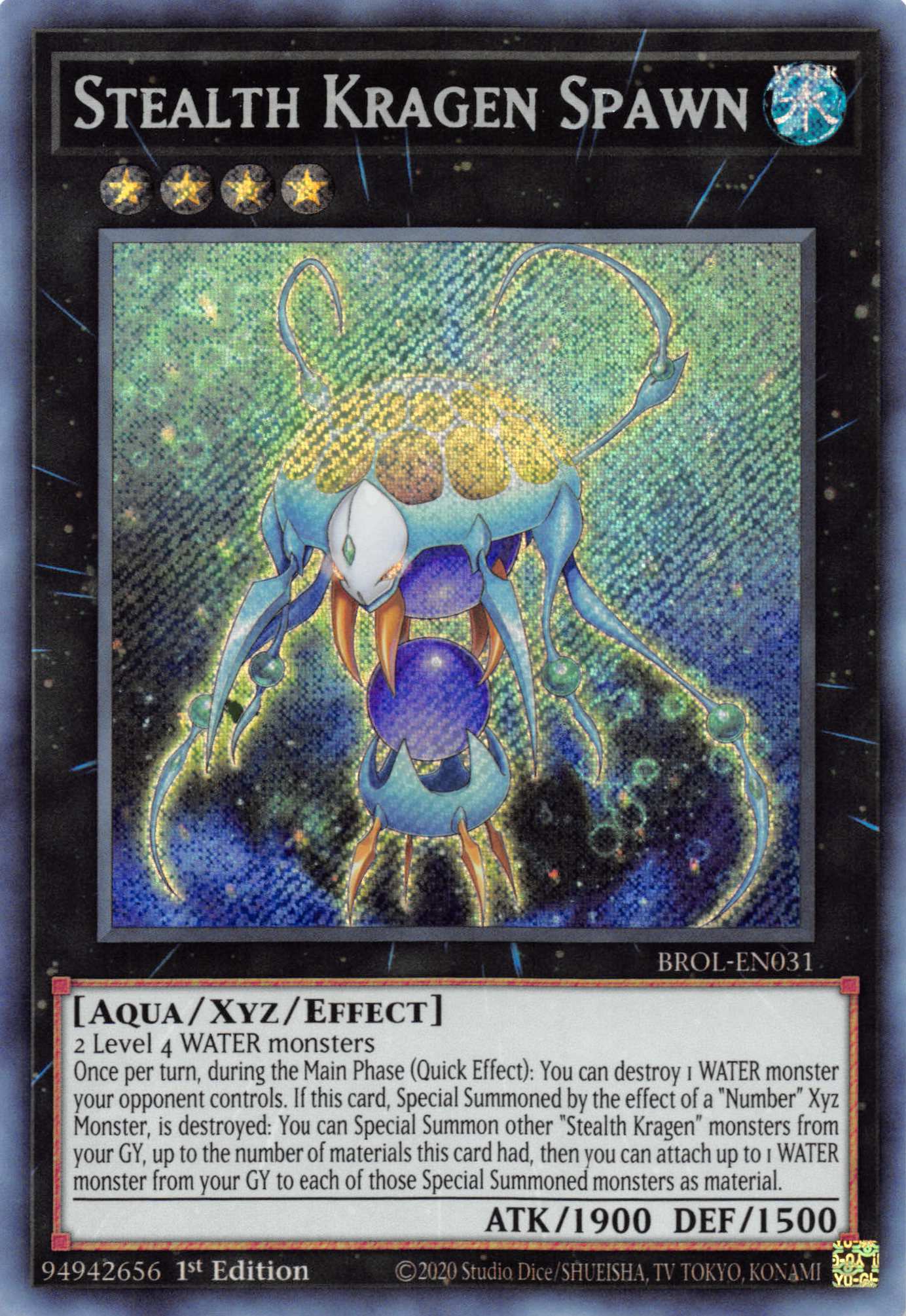 Stealth Kragen Spawn [BROL-EN031] Secret Rare | Galaxy Games LLC