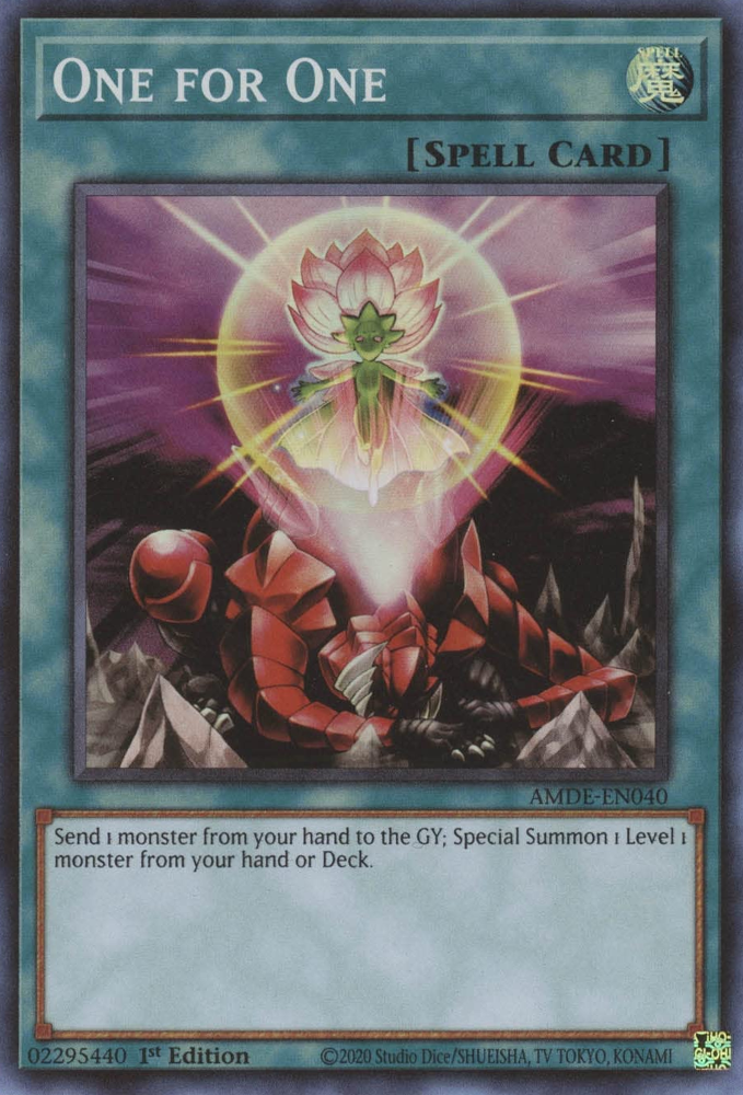 One for One [AMDE-EN040] Super Rare | Galaxy Games LLC