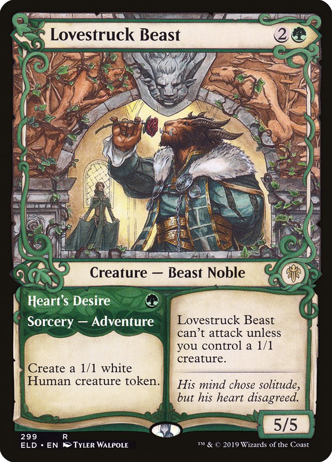 Lovestruck Beast // Heart's Desire (Showcase) [Throne of Eldraine] | Galaxy Games LLC