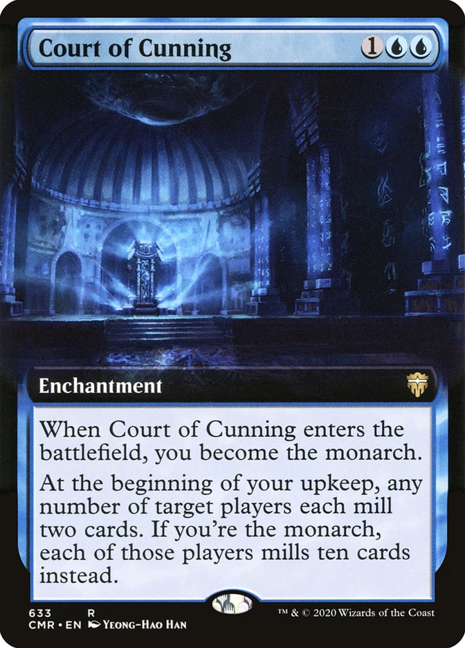 Court of Cunning (Extended Art) [Commander Legends] | Galaxy Games LLC