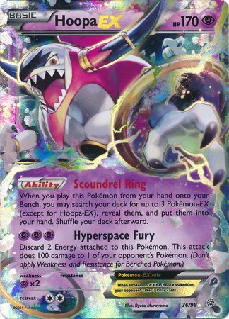 Hoopa EX (36/98) (Jumbo Card) [XY: Ancient Origins] | Galaxy Games LLC