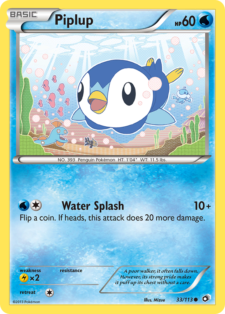 Piplup (33/113) [Black & White: Legendary Treasures] | Galaxy Games LLC