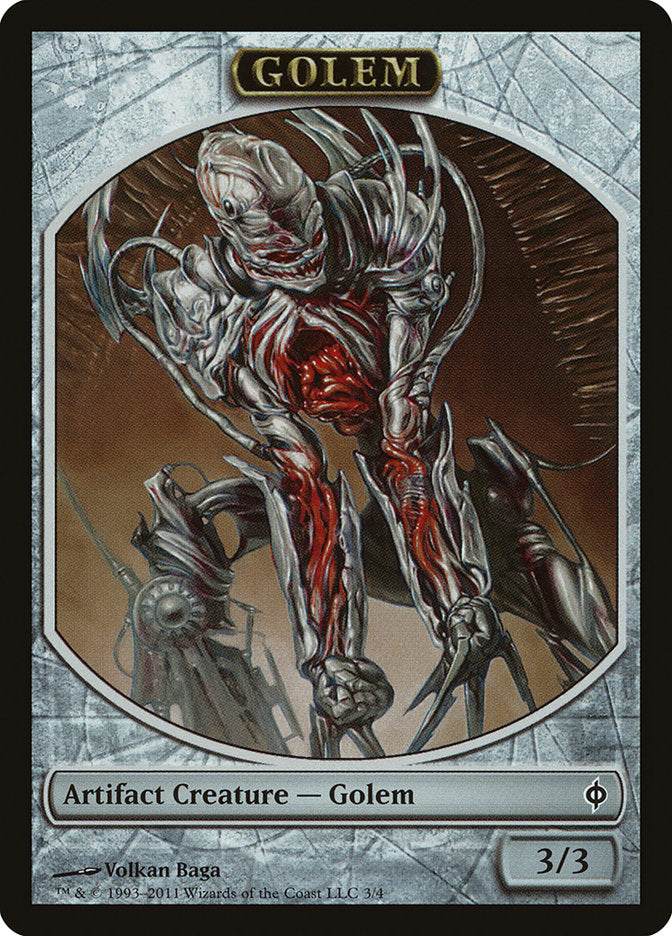 Golem Token [New Phyrexia Tokens] | Galaxy Games LLC