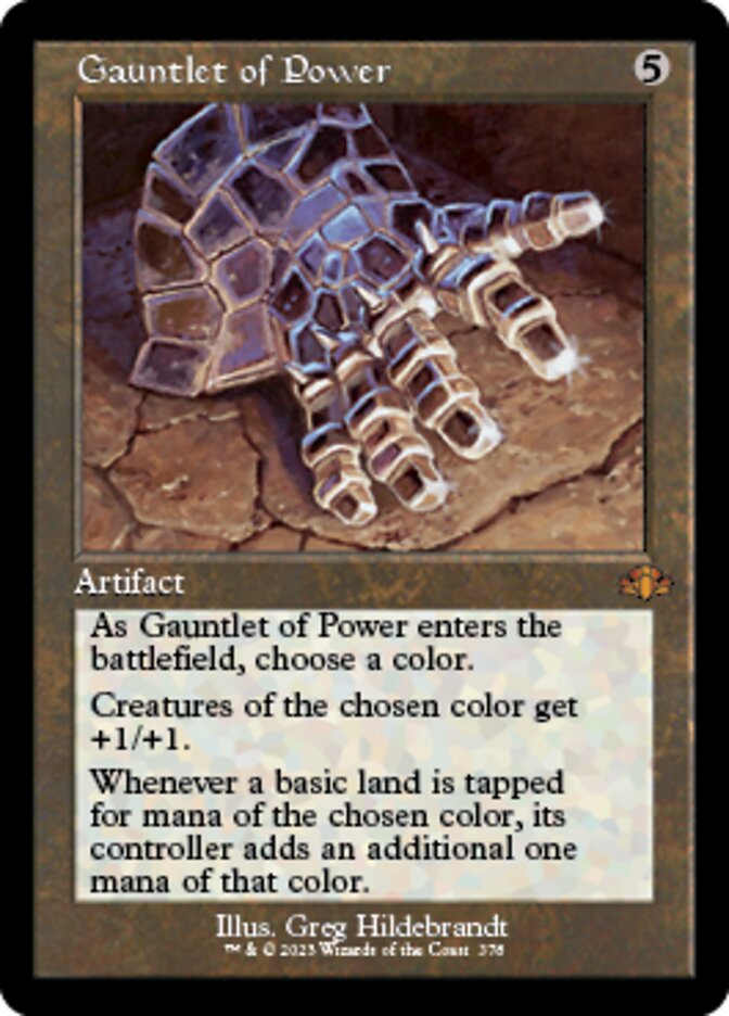 Gauntlet of Power (Retro) [Dominaria Remastered] | Galaxy Games LLC