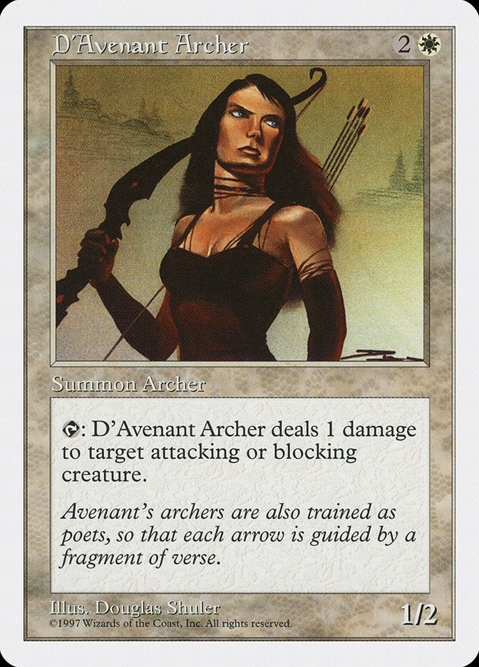 D'Avenant Archer [Fifth Edition] | Galaxy Games LLC