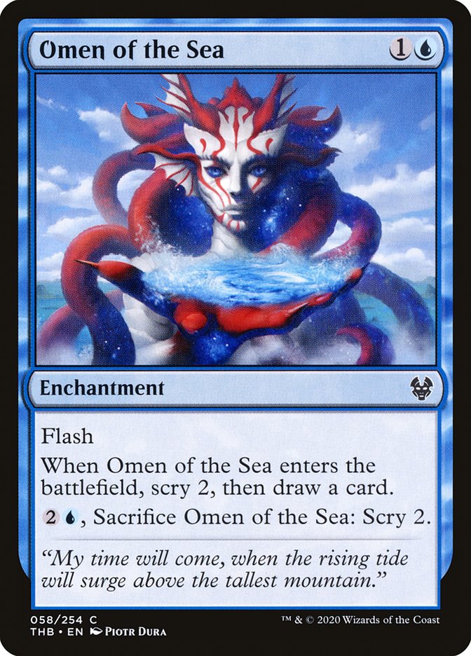 Omen of the Sea [Theros Beyond Death] | Galaxy Games LLC