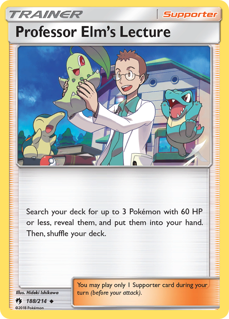 Professor Elm's Lecture (188/214) [Sun & Moon: Lost Thunder] | Galaxy Games LLC