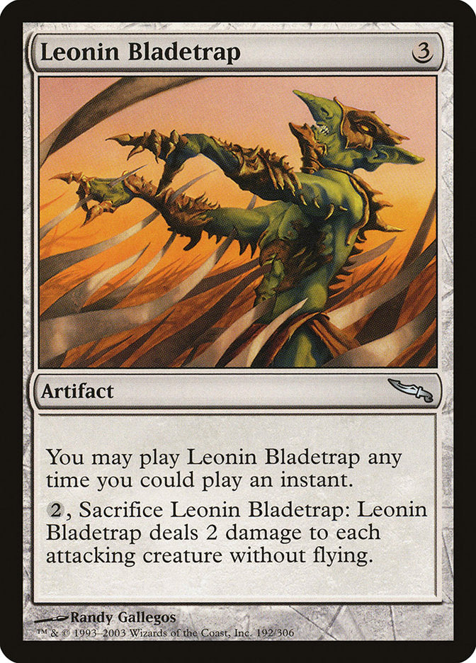 Leonin Bladetrap [Mirrodin] | Galaxy Games LLC