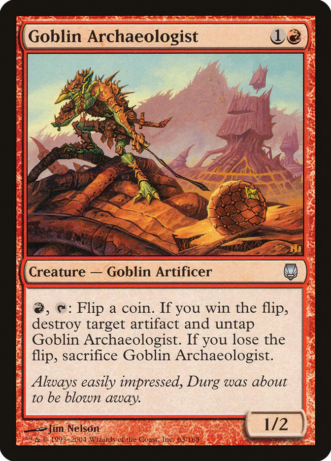 Goblin Archaeologist [Darksteel] | Galaxy Games LLC