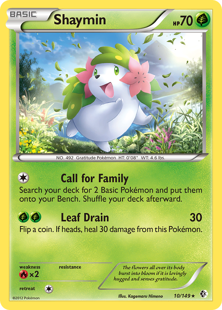 Shaymin (10/149) [Black & White: Boundaries Crossed] | Galaxy Games LLC