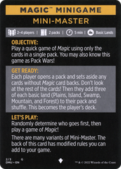 Mini-Master (Magic Minigame) [Commander Legends: Battle for Baldur's Gate Minigame] | Galaxy Games LLC