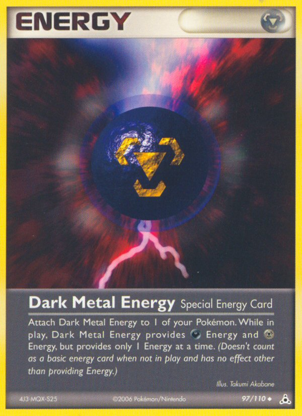 Dark Metal Energy (97/110) [EX: Holon Phantoms] | Galaxy Games LLC