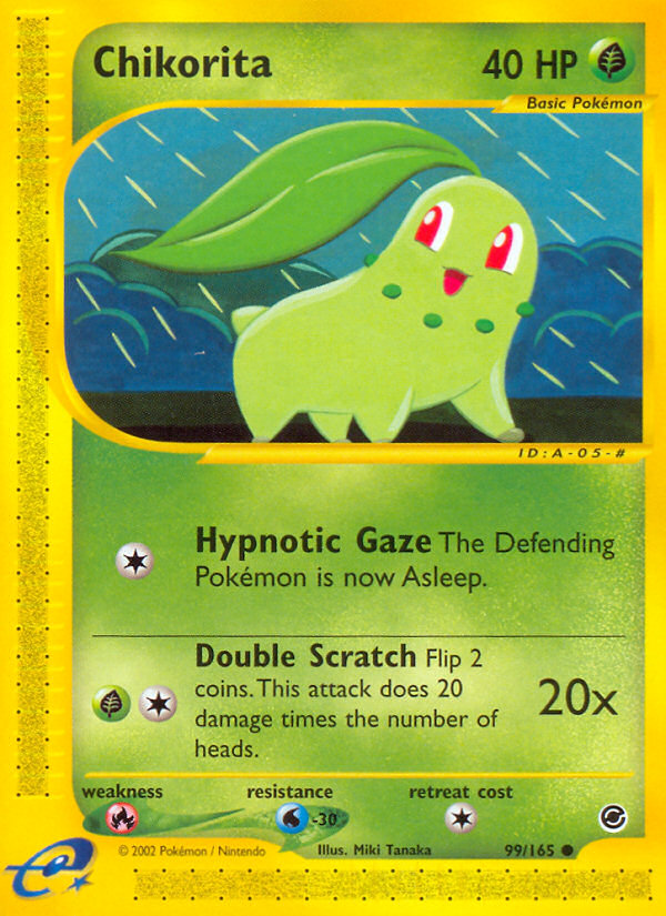 Chikorita (99/165) [Expedition: Base Set] | Galaxy Games LLC