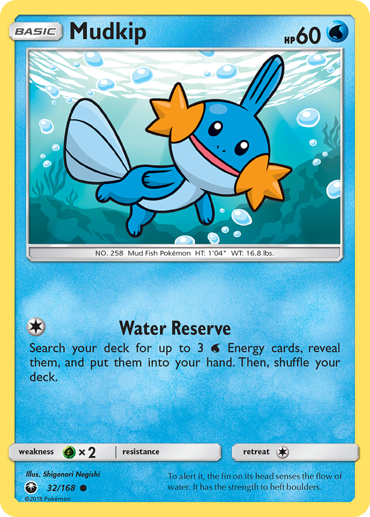 Mudkip (32/168) [Sun & Moon: Celestial Storm] | Galaxy Games LLC