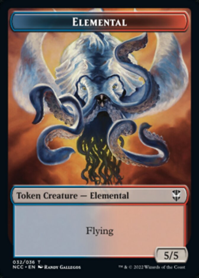 Elemental (032) // Rogue Double-sided Token [Streets of New Capenna Commander Tokens] | Galaxy Games LLC
