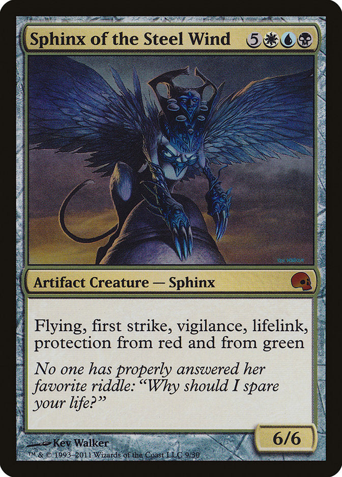 Sphinx of the Steel Wind [Premium Deck Series: Graveborn] | Galaxy Games LLC
