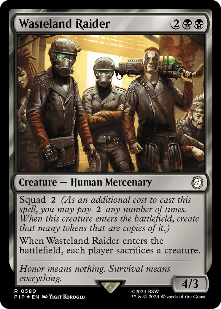 Wasteland Raider (Surge Foil) [Fallout] | Galaxy Games LLC