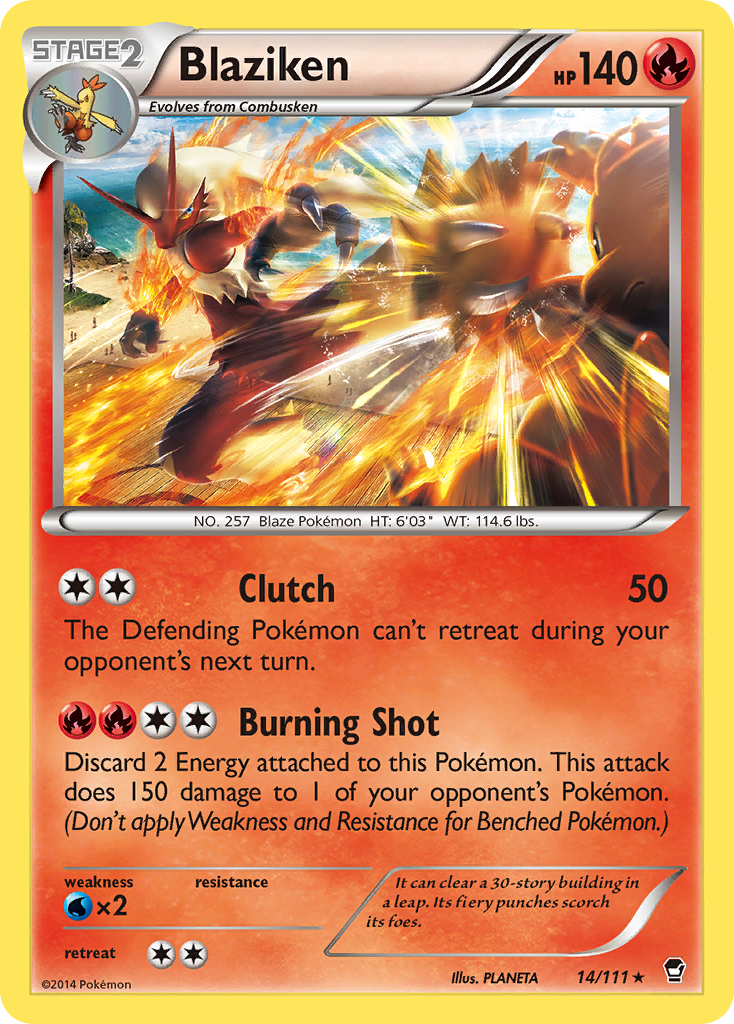 Blaziken (14/111) [XY: Furious Fists] | Galaxy Games LLC