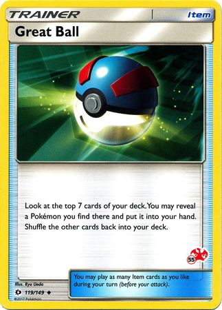 Great Ball (119/149) (Charizard Stamp #55) [Battle Academy 2020] | Galaxy Games LLC