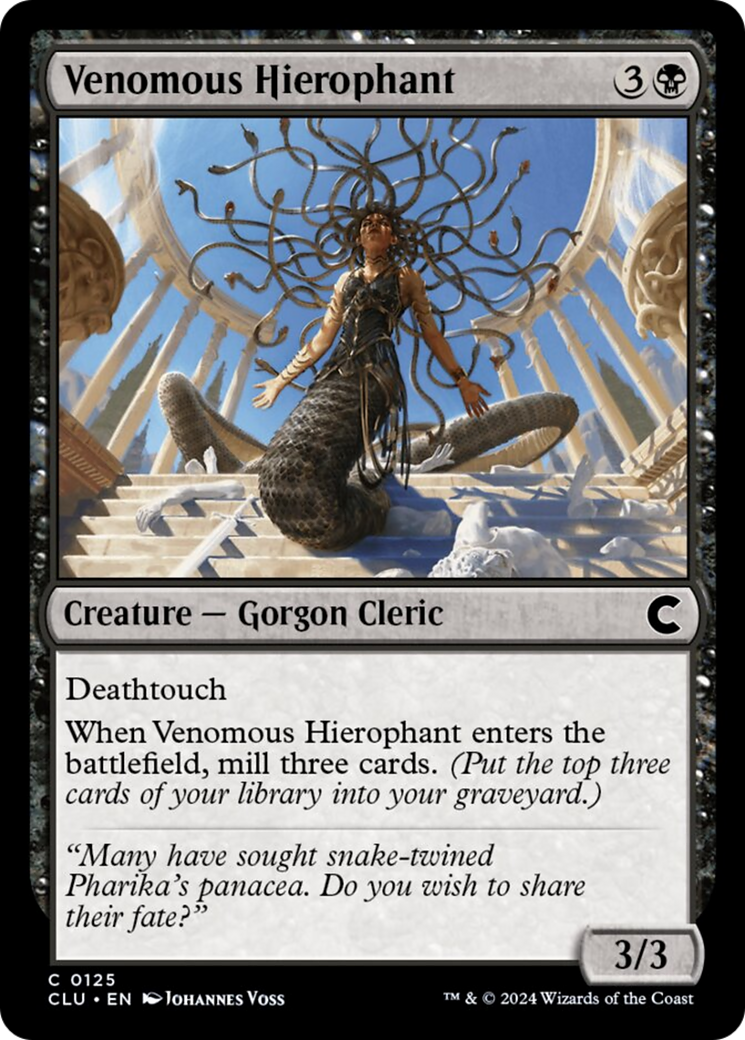 Venomous Hierophant [Ravnica: Clue Edition] | Galaxy Games LLC