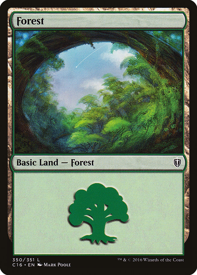 Forest (350) [Commander 2016] | Galaxy Games LLC