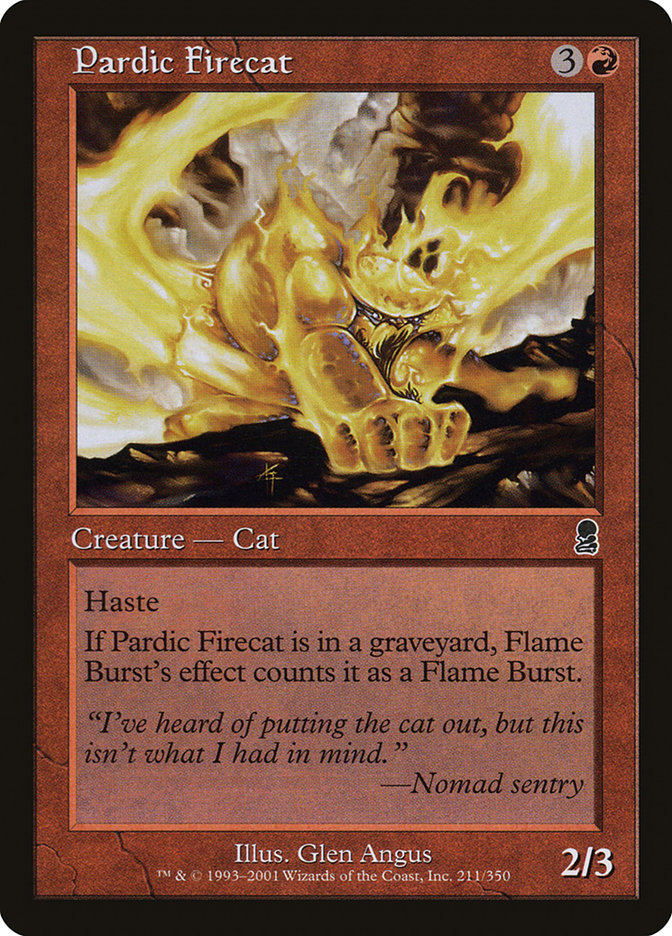 Pardic Firecat [Odyssey] | Galaxy Games LLC