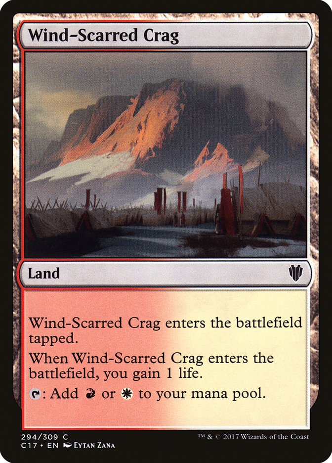 Wind-Scarred Crag [Commander 2017] | Galaxy Games LLC