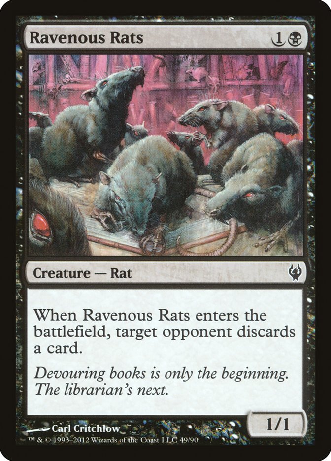 Ravenous Rats [Duel Decks: Izzet vs. Golgari] | Galaxy Games LLC